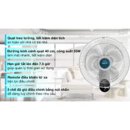 So sánh giá Quạt treo tường AC 3 cánh AWF04A163 55W - Tìm sản phẩm giá rẻ nhất - Ảnh 3