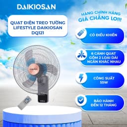 So sánh giá Quạt treo tường Daikiosan 6 cánh DQ122 60W - Tìm sản phẩm giá rẻ nhất - Ảnh 15