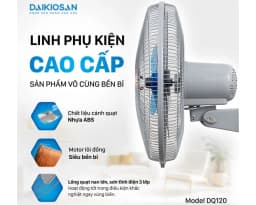 So sánh giá Quạt treo tường Daikiosan 6 cánh DQ122 60W - Tìm sản phẩm giá rẻ nhất - Ảnh 17