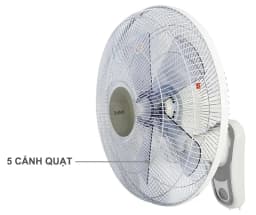 Quạt treo tường Duxton 5 cánh B4 DFW40-15VF 50W