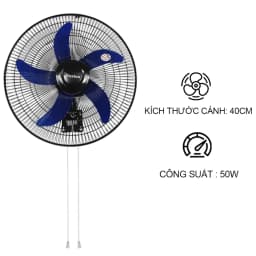 So sánh giá Quạt treo tường Duxton 5 cánh B4 DFW40-15VF 50W - Tìm sản phẩm giá rẻ nhất - Ảnh 8