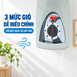 Quạt treo tường Lifan 3 cánh T-212 35W - Giá rẻ nhất hôm nay - Ảnh 4