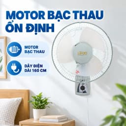 Quạt treo tường Lifan 3 cánh T-212 35W - Giá rẻ nhất hôm nay - Ảnh 5
