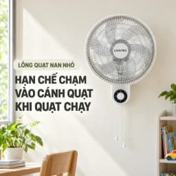 Quạt treo tường Livotec 6 cánh W-150 50W - Giá rẻ nhất hôm nay - Ảnh 5