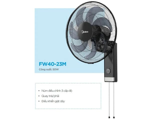 Top 1 so sánh giá Quạt treo tường Midea 7 cánh FW40-23M 50W - Tìm sản phẩm giá rẻ nhất - Ảnh 9