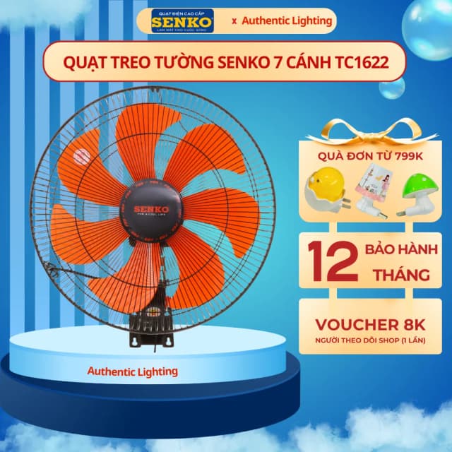So sánh giá Quạt treo tường Senko 7 cánh TC1622 65W rẻ nhất? - Ảnh 13