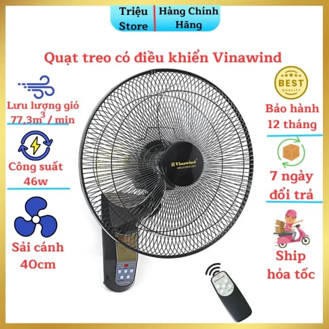 Top 1 so sánh giá Quạt treo tường Vinawind 3 cánh QTT400-EĐ 50W - Tìm sản phẩm giá rẻ nhất - Ảnh 29