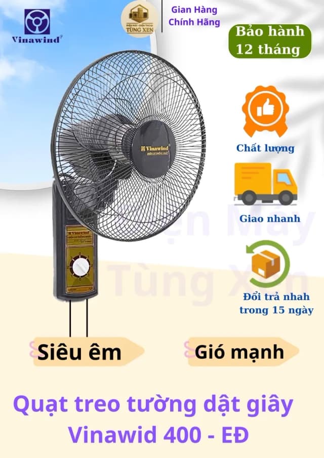 Top 1 so sánh giá Quạt treo tường Vinawind 3 cánh QTT400-EĐ 50W - Tìm sản phẩm giá rẻ nhất - Ảnh 9