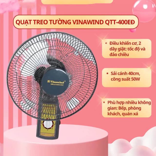 Top 1 so sánh giá Quạt treo tường Vinawind 3 cánh QTT400-XHĐ 50W - Tìm sản phẩm giá rẻ nhất - Ảnh 8