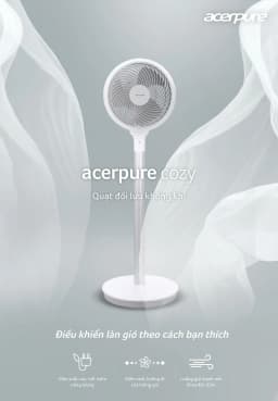 Quạt tuần hoàn Acerpure Cozy F1 3 cánh AF551-20W 25W - Giá rẻ nhất hôm nay - Ảnh 7