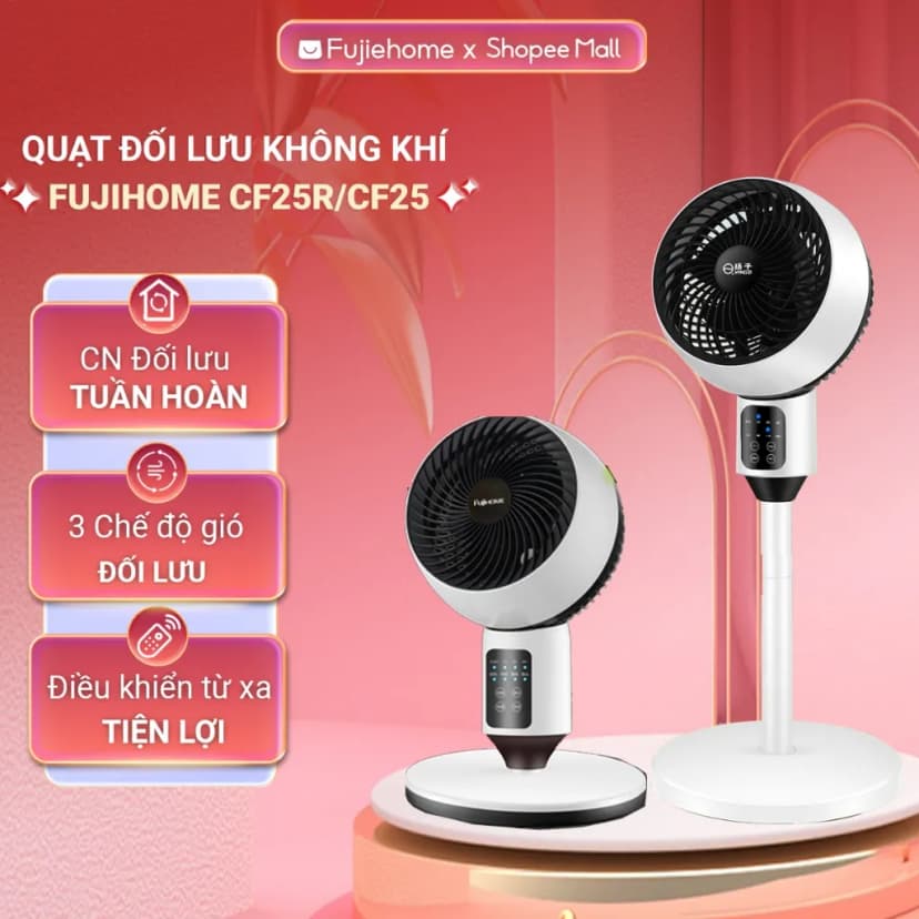 So sánh giá Quạt tuần hoàn FUJIHOME 3 cánh CFR01PRO-VOICE 40W Đen - Tìm sản phẩm giá rẻ nhất - Ảnh 16