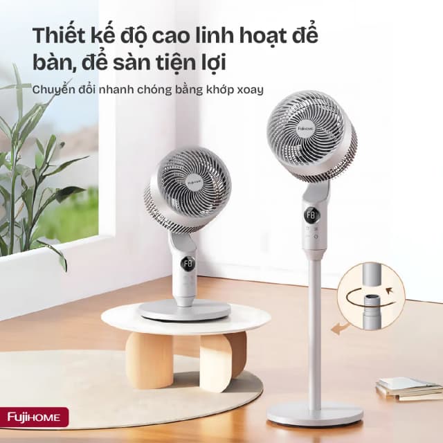 Top 1 so sánh giá Quạt tuần hoàn FUJIHOME 3 cánh CFR01PRO-VOICE 40W Đen - Tìm sản phẩm giá rẻ nhất - Ảnh 7