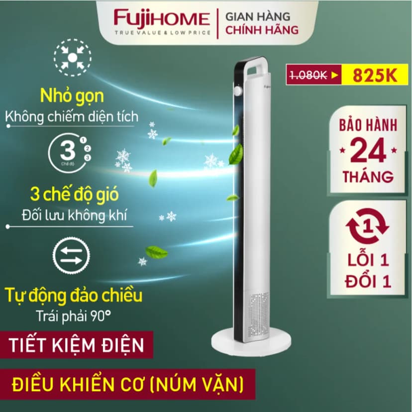 So sánh giá Quạt tuần hoàn FUJIHOME 3 cánh CFR01PRO-VOICE 40W - Trắng - Tìm sản phẩm giá rẻ nhất - Ảnh 13