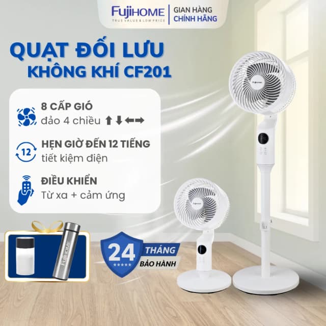 Top 1 so sánh giá Quạt tuần hoàn FUJIHOME 3 cánh CFR01PRO-VOICE 40W - Trắng - Tìm sản phẩm giá rẻ nhất - Ảnh 8