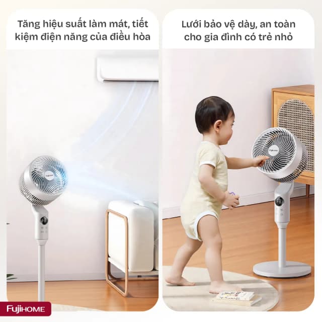 Top 1 so sánh giá Quạt tuần hoàn FUJIHOME 3 cánh CFR04-VOICE 40W - Trắng - Tìm sản phẩm giá rẻ nhất - Ảnh 13