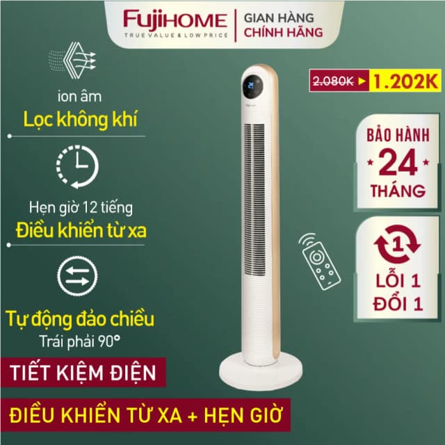 Top 1 so sánh giá Quạt tuần hoàn FUJIHOME 3 cánh CFR04-VOICE 40W - Trắng - Tìm sản phẩm giá rẻ nhất - Ảnh 15