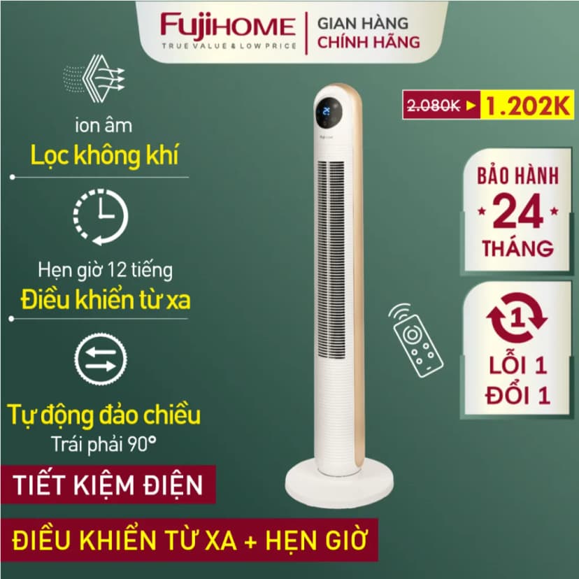 So sánh giá Quạt tuần hoàn FUJIHOME 3 cánh CFR04-VOICE 40W - Trắng - Tìm sản phẩm giá rẻ nhất - Ảnh 15
