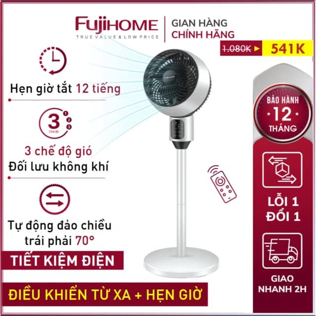 Top 1 so sánh giá Quạt tuần hoàn FUJIHOME 3 cánh CFR04-VOICE 40W - Trắng - Tìm sản phẩm giá rẻ nhất - Ảnh 7