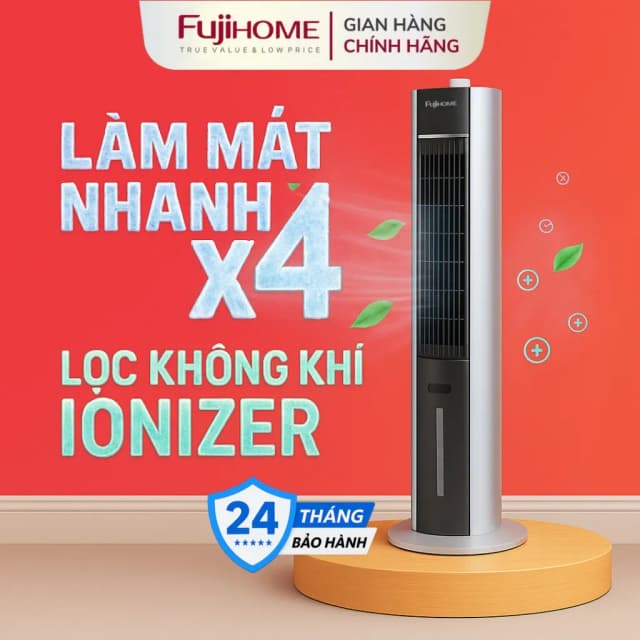 Top 1 so sánh giá Quạt tuần hoàn FUJIHOME 3 cánh CFR04-VOICE 40W - Xám - Tìm sản phẩm giá rẻ nhất - Ảnh 14