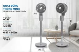 So sánh giá Quạt tuần hoàn Sunhouse Apex 3 cánh APF7318GV 40W - Tìm sản phẩm giá rẻ nhất - Ảnh 2
