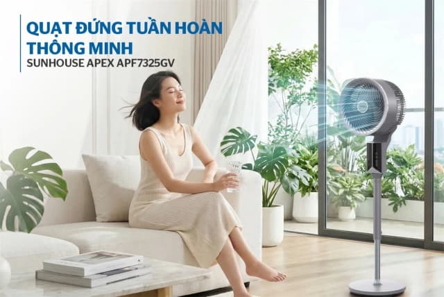 Top 1 so sánh giá Quạt tuần hoàn Sunhouse Apex 3 cánh APF7320W 40W - Tìm sản phẩm giá rẻ nhất - Ảnh 4