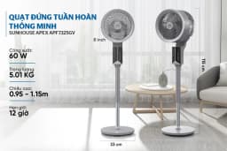 So sánh giá Quạt tuần hoàn Sunhouse Apex 3 cánh APF7320W 40W - Tìm sản phẩm giá rẻ nhất - Ảnh 7