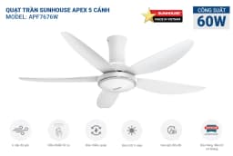 So sánh giá Quạt tuần hoàn Sunhouse Apex 3 cánh APF7322GV 45W - Tìm sản phẩm giá rẻ nhất - Ảnh 16