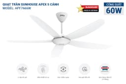 So sánh giá Quạt tuần hoàn Sunhouse Apex 7 cánh APF7348W 57W - Tìm sản phẩm giá rẻ nhất - Ảnh 18