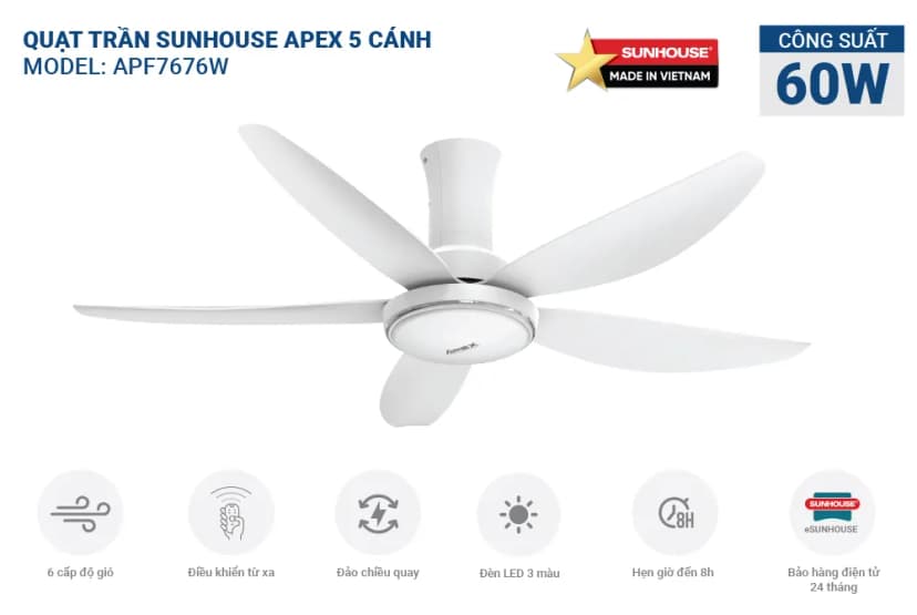 So sánh giá Quạt tuần hoàn Sunhouse Apex 7 cánh APF7348W 57W - Tìm sản phẩm giá rẻ nhất - Ảnh 20