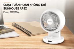 So sánh giá Quạt tuần hoàn Sunhouse Apex 7 cánh APF7348W 57W - Tìm sản phẩm giá rẻ nhất - Ảnh 3