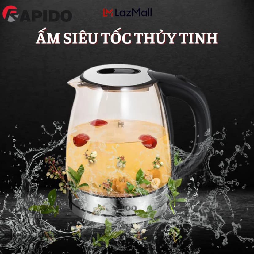 Bình đun siêu tốc Rapido 1.8 lít RK1815-2S - Giá rẻ nhất hôm nay - Ảnh 63