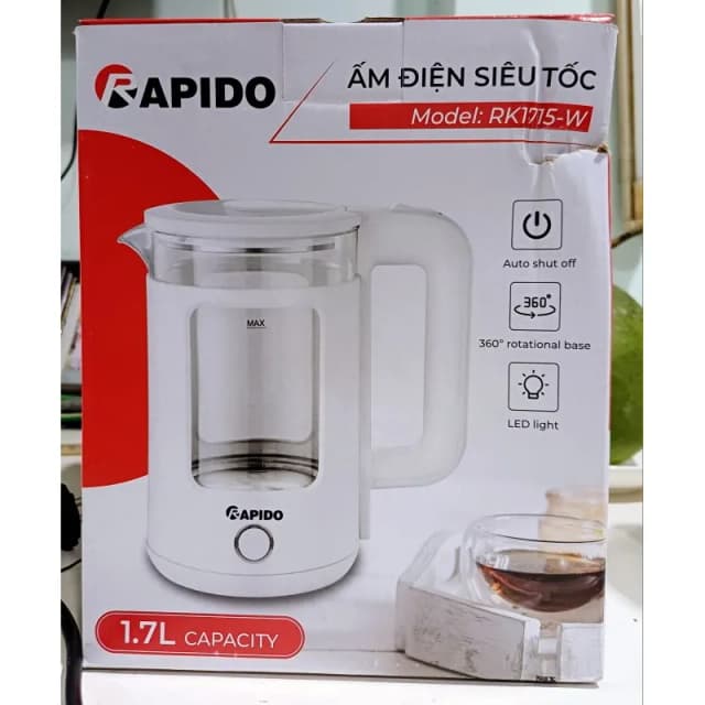 Top 1 so sánh giá Bình đun siêu tốc Rapido 1.8 lít RK1815-2S - Tìm sản phẩm giá rẻ nhất - Ảnh 67
