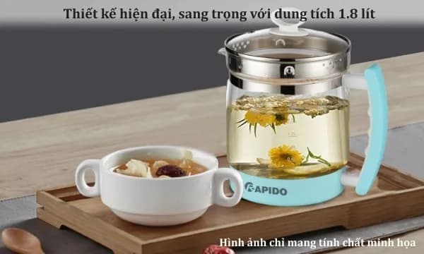 Top 1 so sánh giá Bình đun siêu tốc Rapido 1.8 lít RK1815-2S - Tìm sản phẩm giá rẻ nhất - Ảnh 72