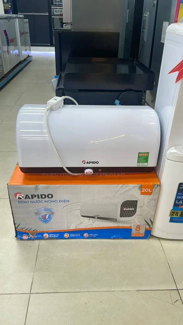 So sánh giá Máy nước nóng gián tiếp Rapido 20 lít 2500W HE 20L rẻ nhất? - Ảnh 18