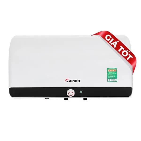 So sánh giá Máy nước nóng gián tiếp Rapido 30 lít 2500W HE 30L rẻ nhất? - Ảnh 2
