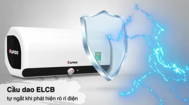 So sánh giá Máy nước nóng gián tiếp Rapido 30 lít 2500W HE 30L rẻ nhất? - Ảnh 5