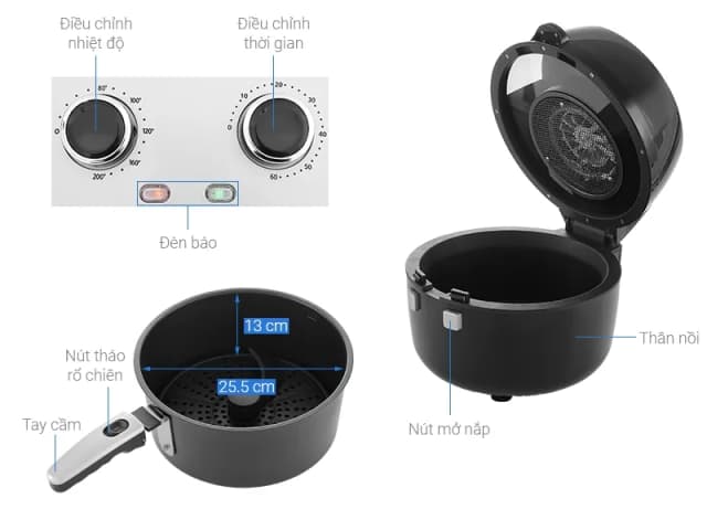 So sánh giá Nồi chiên không dầu Rapido 6.5 lít RAF6.5M2 rẻ nhất? - Ảnh 20