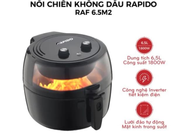 So sánh giá Nồi chiên không dầu Rapido 6.5 lít RAF6.5M2 rẻ nhất? - Ảnh 8