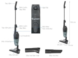 So sánh giá Máy hút bụi cầm tay Rapido RVC-600HD - Tìm sản phẩm giá rẻ nhất - Ảnh 5