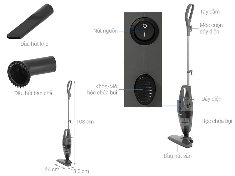 So sánh giá Máy hút bụi cầm tay Rapido RVC-600HG - Tìm sản phẩm giá rẻ nhất - Ảnh 13
