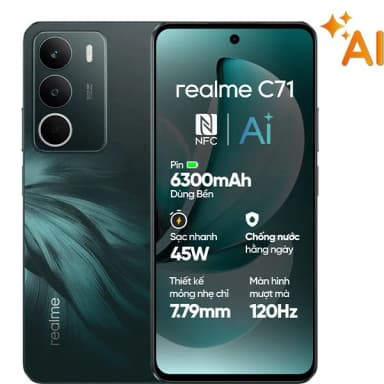 Điện thoại realme C71 6GB/128GB