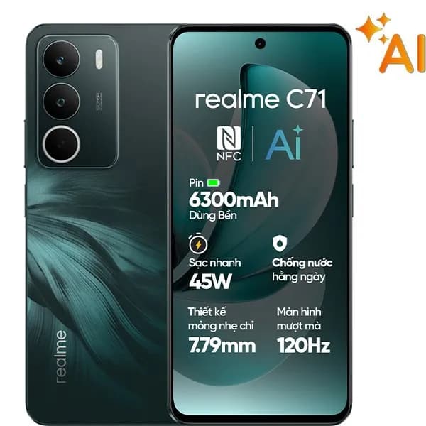 Điện thoại realme C71 6GB/128GB - Giá rẻ nhất hôm nay - Ảnh 1
