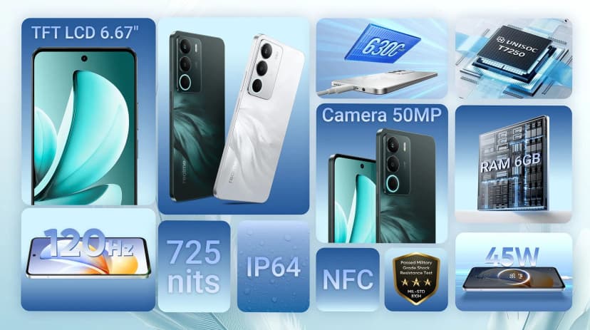 Điện thoại realme C71 6GB/128GB - Giá rẻ nhất hôm nay - Ảnh 8