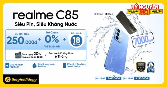 So sánh giá Điện thoại realme C85 6GB/128GB rẻ nhất? - Ảnh 18