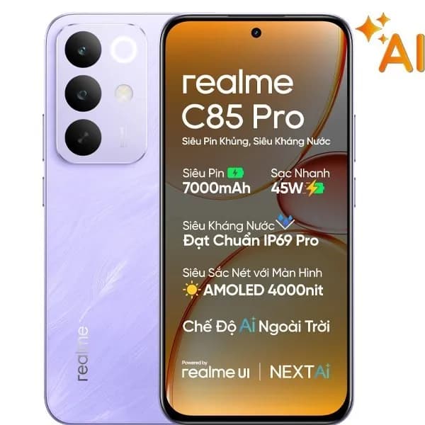 So sánh giá Điện thoại realme C85 6GB/128GB rẻ nhất? - Ảnh 7