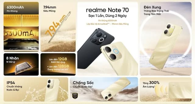 Điện thoại realme Note 70 4GB/128GB - 19