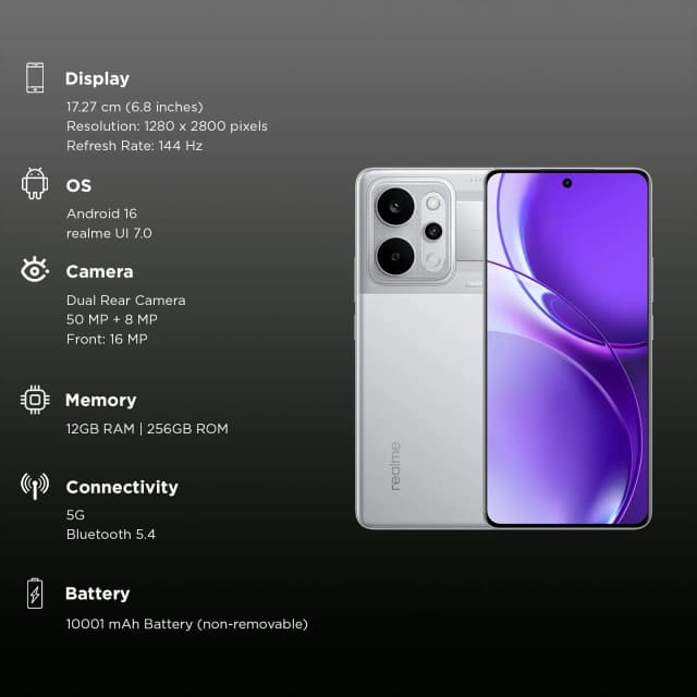 Top 1 so sánh giá Điện thoại realme P4 Power 5G 12GB/256GB - Tìm sản phẩm giá rẻ nhất - Ảnh 8