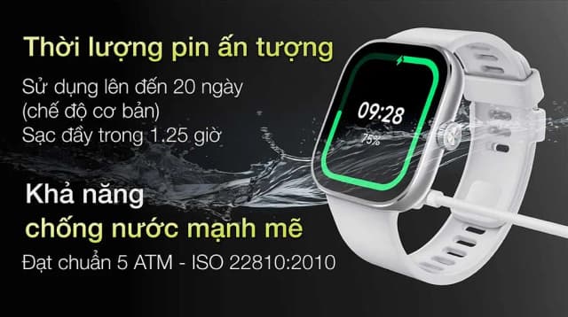 So sánh giá Xiaomi Redmi Watch 4 47.5mm dây silicone rẻ nhất? - Ảnh 19