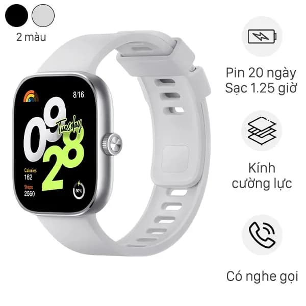 So sánh giá Xiaomi Redmi Watch 4 47.5mm dây silicone rẻ nhất? - Ảnh 6