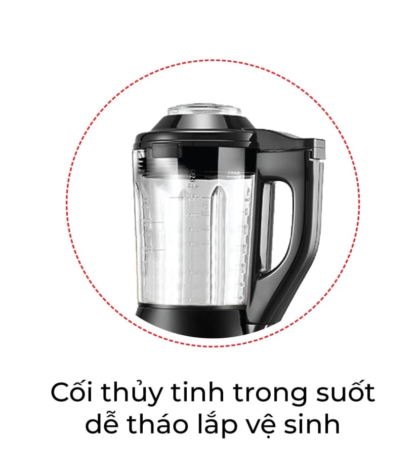 So sánh giá Máy làm sữa hạt đa năng Rapido RHB-1800D - Tìm sản phẩm giá rẻ nhất - Ảnh 13